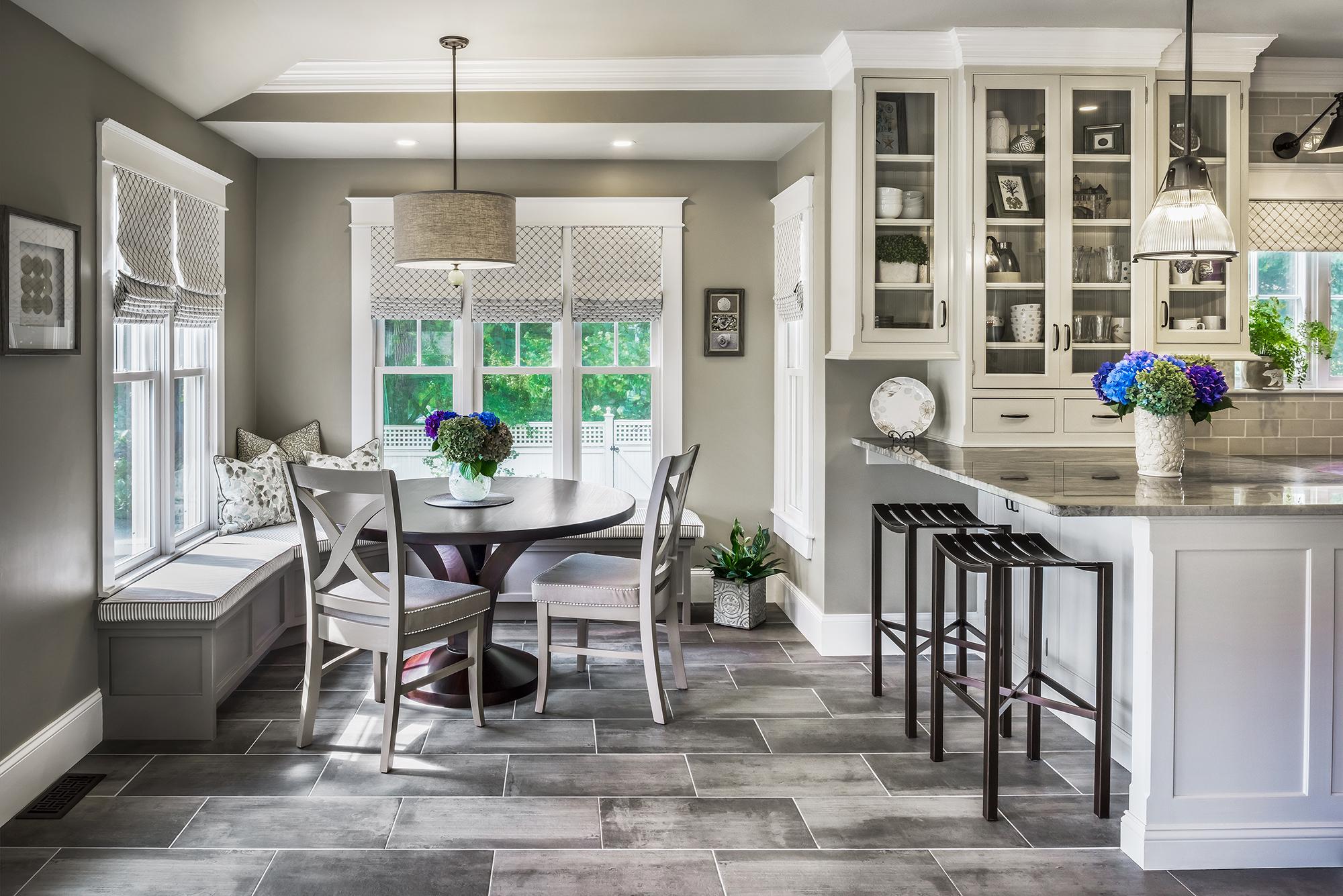 KEP Interior Designs Dining Area in Kitchen